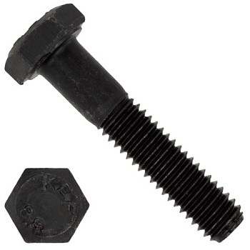 Болт шестигранный М48х405 мм DIN 931 класс прочности 8.8